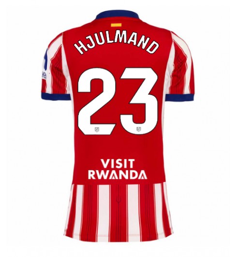 Atletico Madrid Morten Hjulmand #23 Kotipaita Naisten 2026-27 Lyhythihainen Atletico Madrid Morten Hjulmand #23 Kotipaita Naisten 2026-27 Lyhythihainen